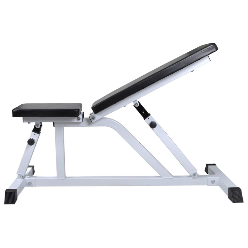 Panca Da Palestra Con Bilanciere E Set Di Manubri 60,5 Kg