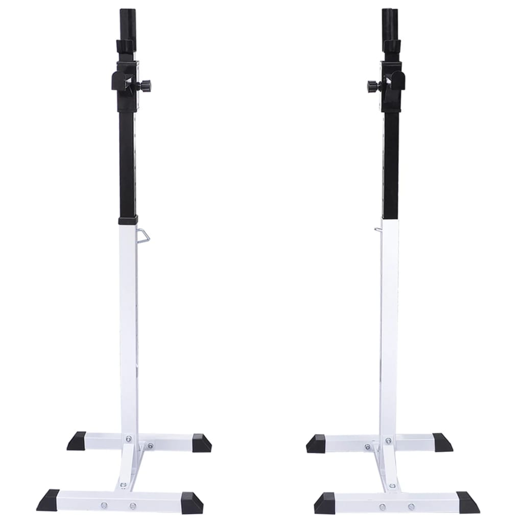 Stazione Per Squat Con Bilanciere E Set Di Manubri Da 60,5 Kg
