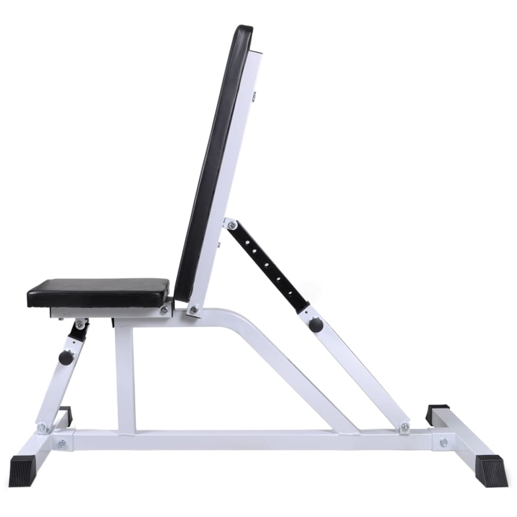 Panca Da Palestra Con Bilanciere E Set Di Manubri 30,5 Kg
