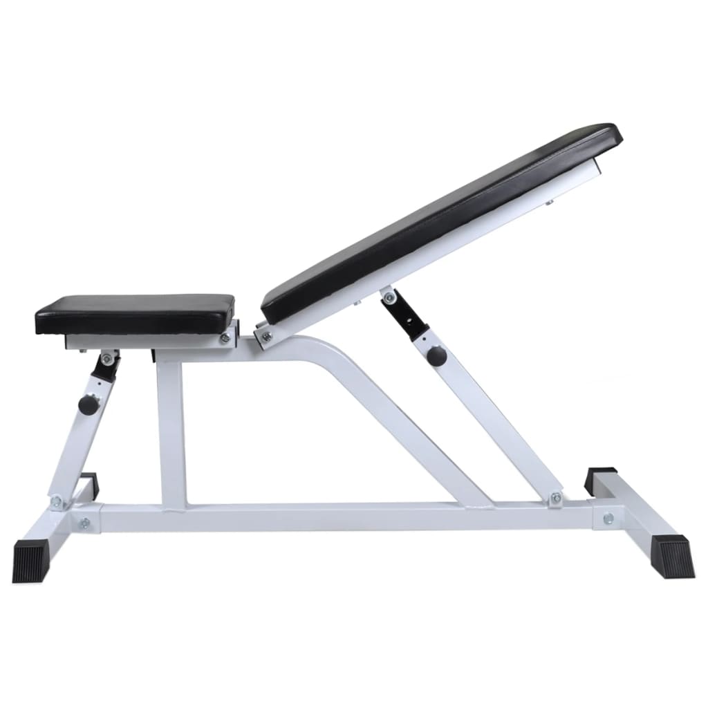 Panca Da Palestra Con Bilanciere E Set Di Manubri 30,5 Kg