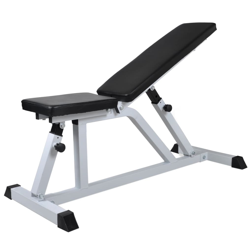 Panca Da Palestra Con Bilanciere E Set Di Manubri 30,5 Kg
