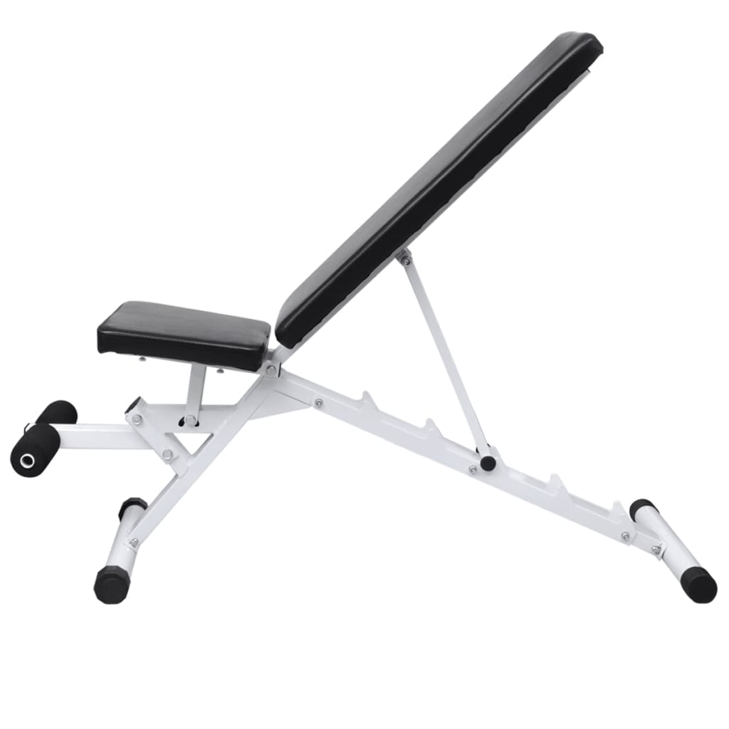 Panca Da Palestra Con Bilanciere E Set Di Manubri 30,5 Kg