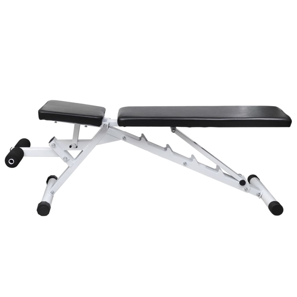 Panca Da Palestra Con Bilanciere E Set Di Manubri 30,5 Kg