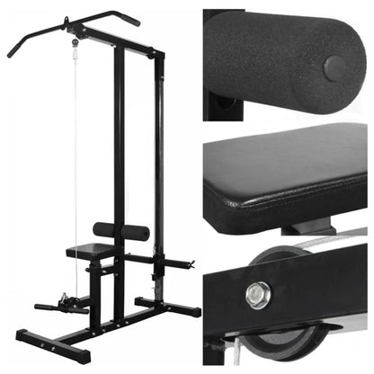 Macchina Multistazione Con Bilanciere E Set Di Manubri 60,5 Kg
