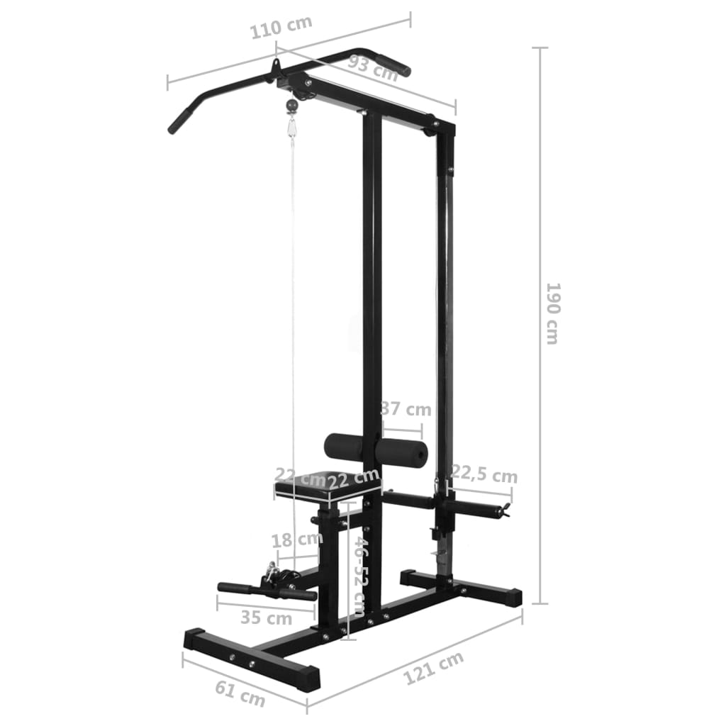 Macchina Multistazione Con Bilanciere E Set Di Manubri 60,5 Kg