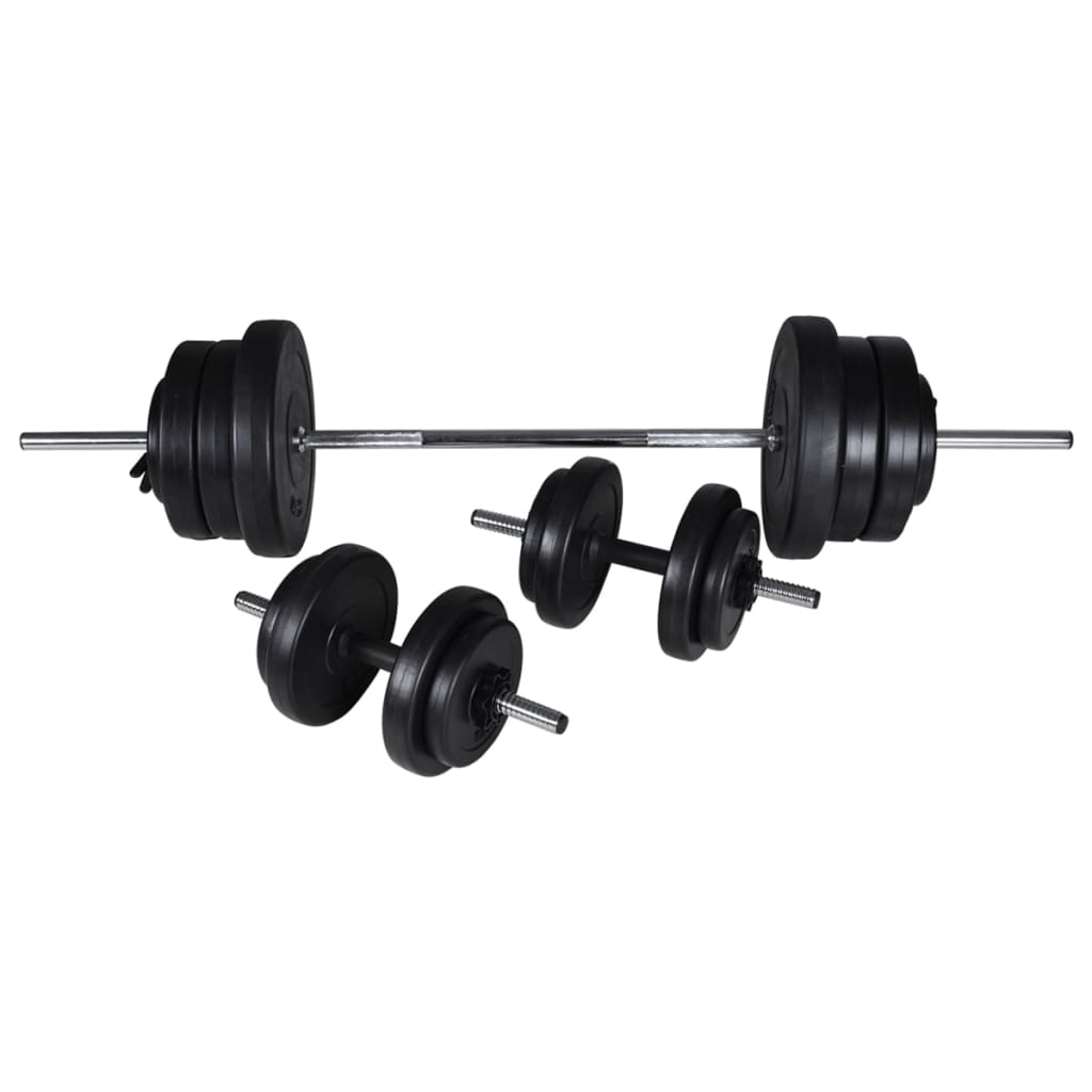 Macchina Multistazione Con Bilanciere E Set Di Manubri 60,5 Kg