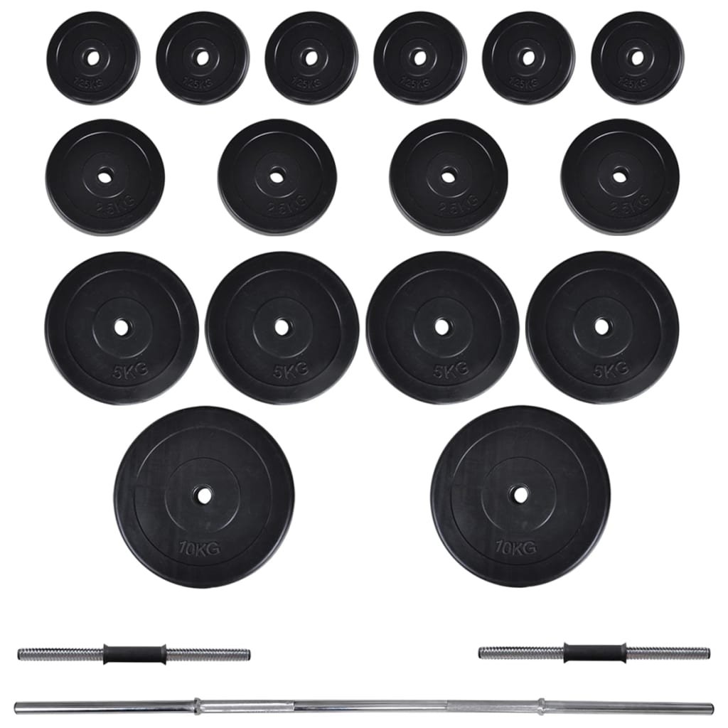 Macchina Multistazione Con Bilanciere E Set Di Manubri 60,5 Kg