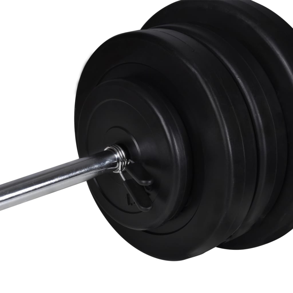 Macchina Multistazione Con Bilanciere E Set Di Manubri 60,5 Kg