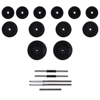Macchina Da Parete Con Bilanciere E Set Manubri 30,5 Kg