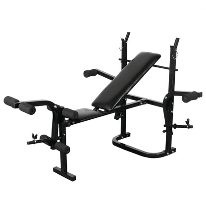 Panca Multifunzione Con Bilanciere E Set Di Manubri 60,5 Kg