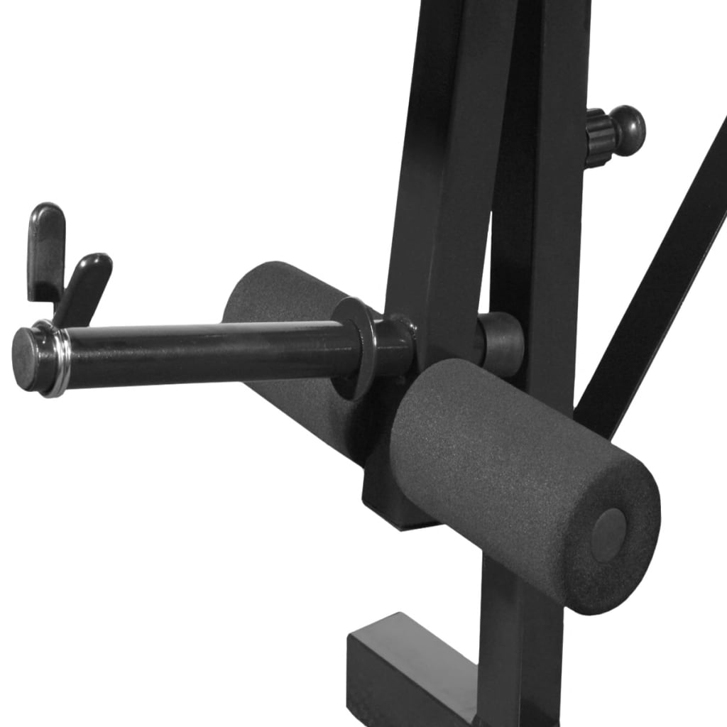 Panca Multifunzione Con Bilanciere E Set Di Manubri 60,5 Kg