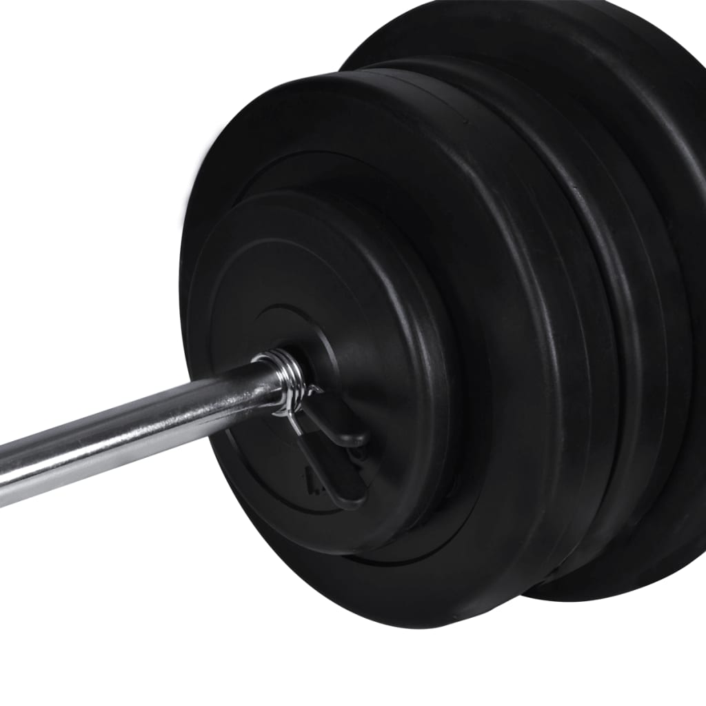 Panca Multifunzione Con Bilanciere E Set Di Manubri 60,5 Kg