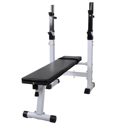 Panca Reclinabile Con Rack Bilanciere E Set Manubri