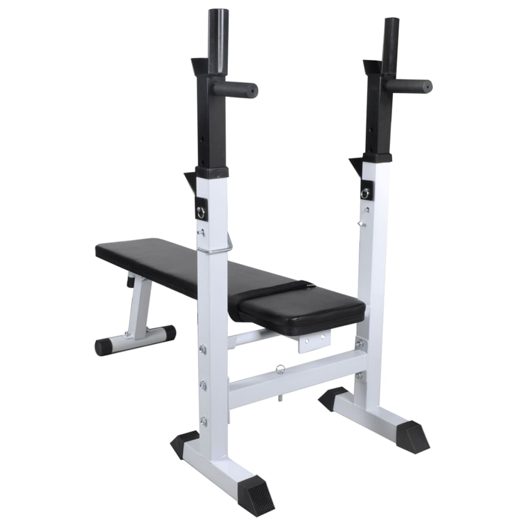 Panca Reclinabile Con Rack Bilanciere E Set Manubri