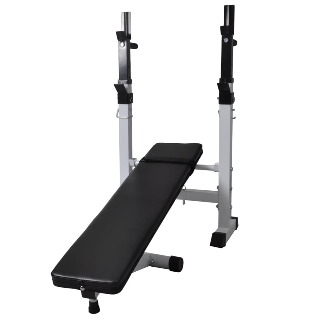 Panca Reclinabile Con Rack Bilanciere E Set Manubri