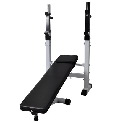 Panca Reclinabile Con Rack Bilanciere E Set Manubri