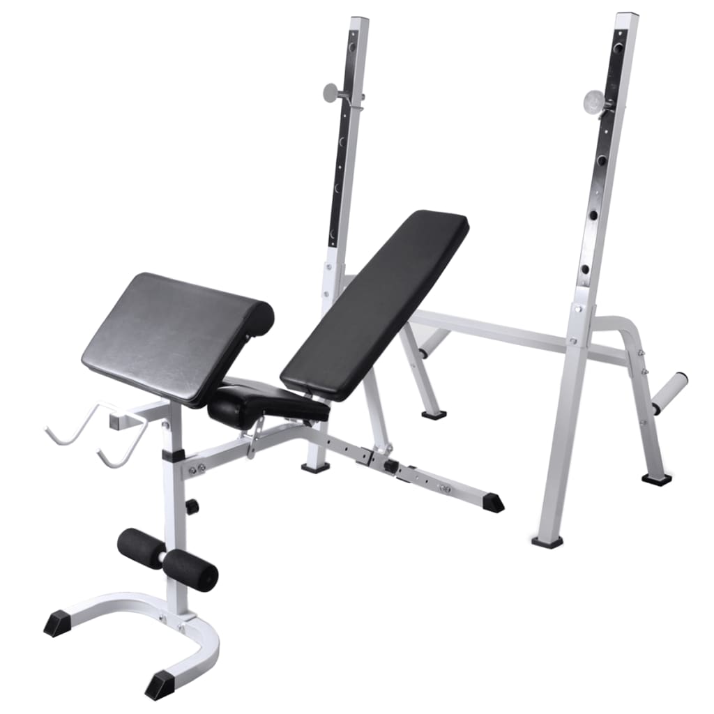 Panca Multifunzione Con Rack Bilanciere E Set Manubri