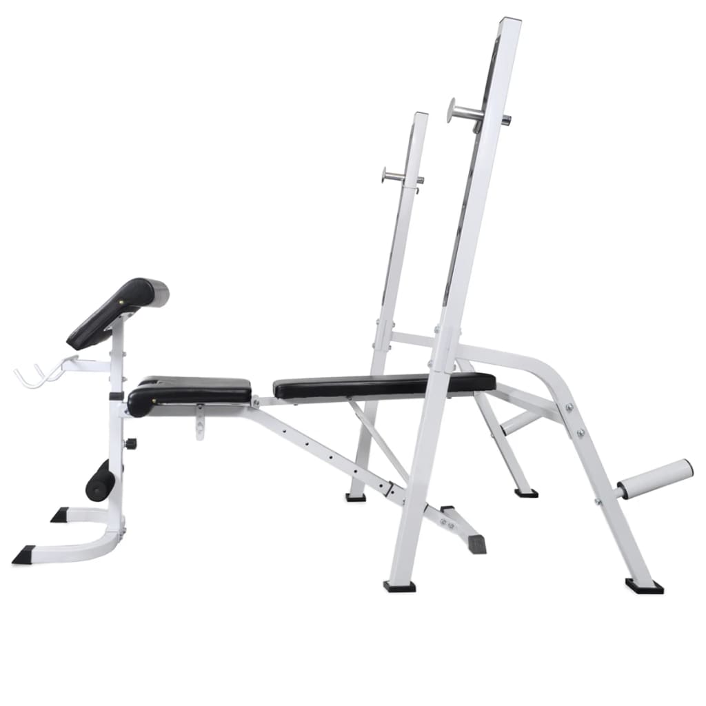 Panca Multifunzione Con Rack Bilanciere E Set Manubri