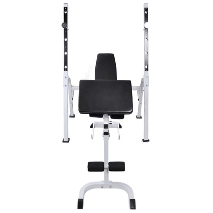 Panca Multifunzione Con Rack Bilanciere E Set Manubri