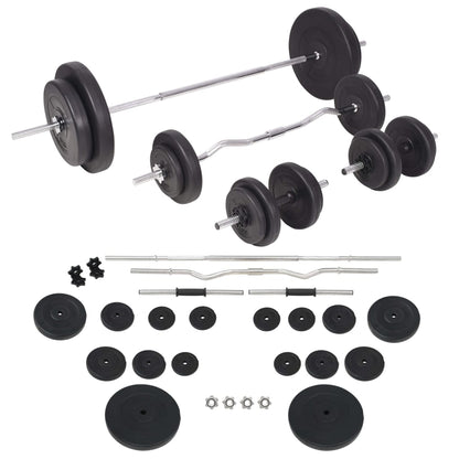 Panca Multifunzione Con Rack Bilanciere E Set Manubri