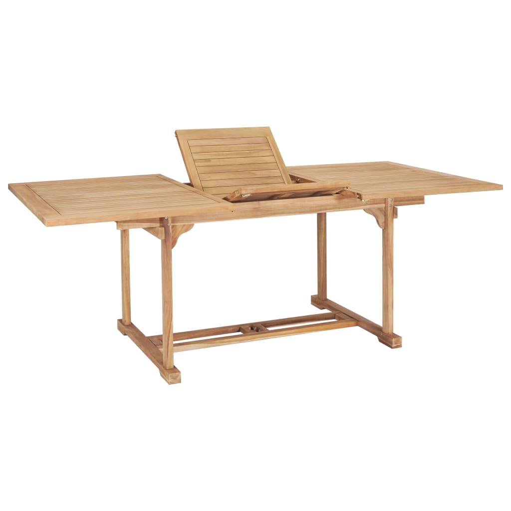 Tavolo Da Pranzo Allungabile 150- Massello Di Teak