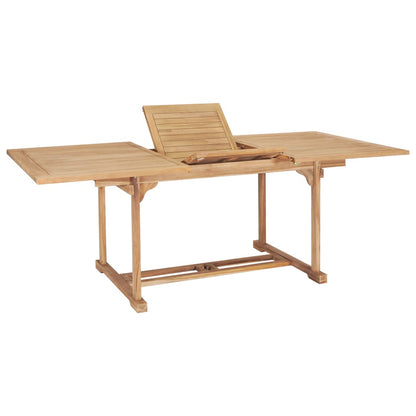 Tavolo Da Pranzo Allungabile 150- Massello Di Teak