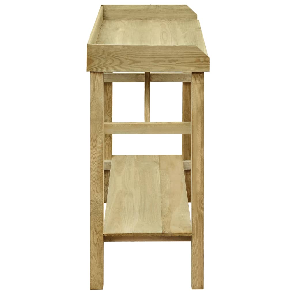 Tavolo Da Lavoro Da Giardino In Legno Impregnato 75X40X90Cm