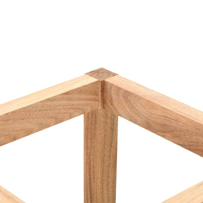 Portaombrelli In Legno Massello Di Noce 18X18X50 Cm