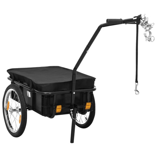 Rimorchio Bici/Carrello Manuale 155X60X83 Cm In Acciaio