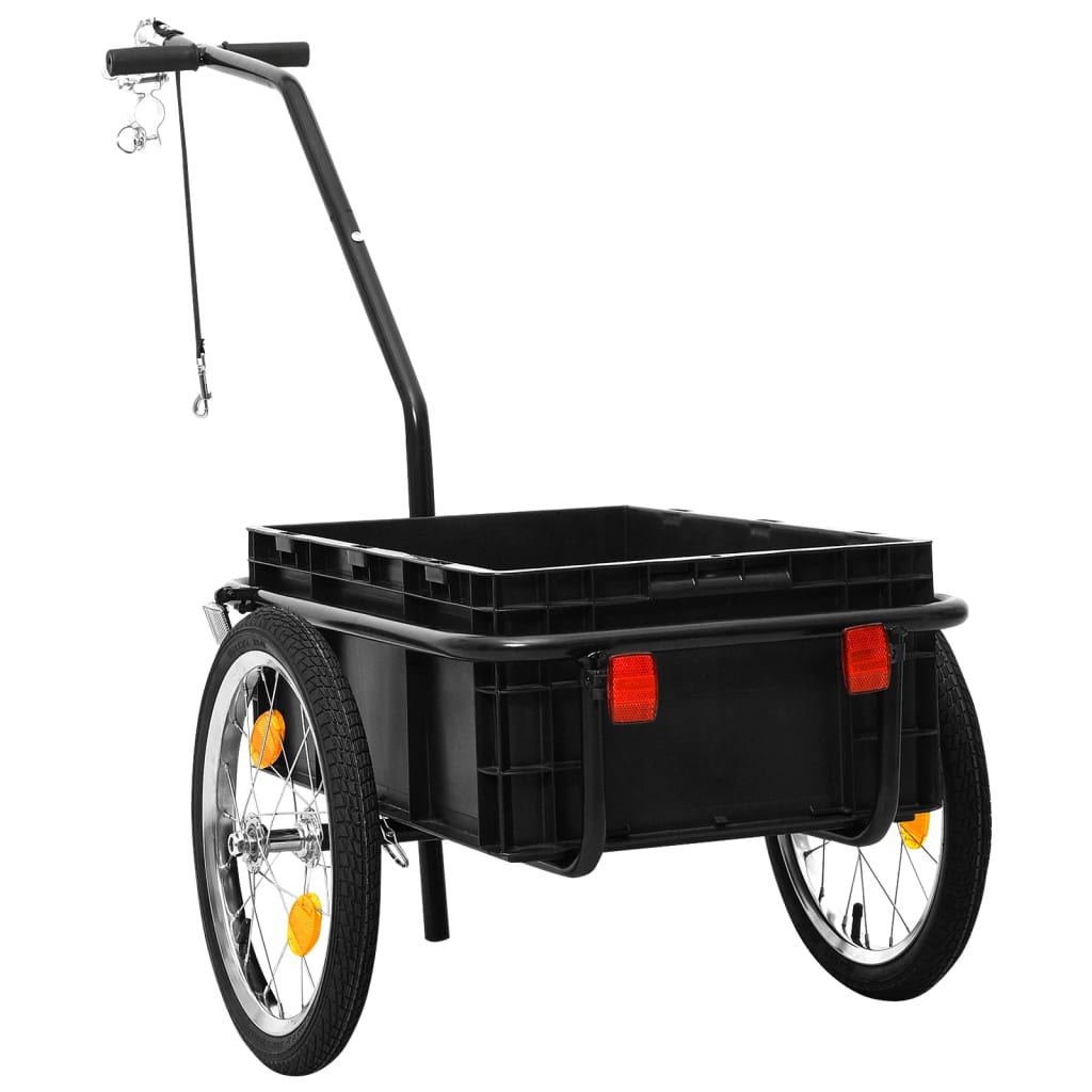 Rimorchio Bici/Carrello Manuale 155X60X83 Cm In Acciaio