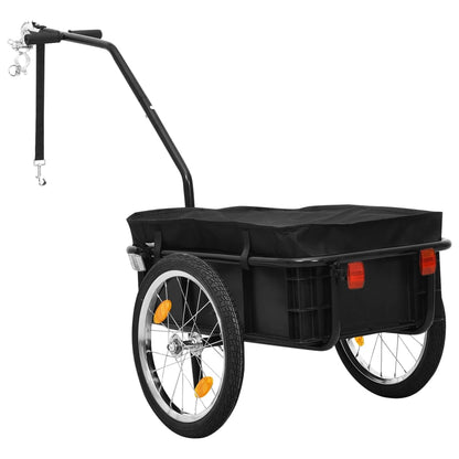 Rimorchio Bici/Carrello Manuale 155X60X83 Cm In Acciaio