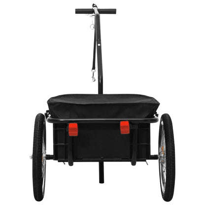 Rimorchio Bici/Carrello Manuale 155X60X83 Cm In Acciaio