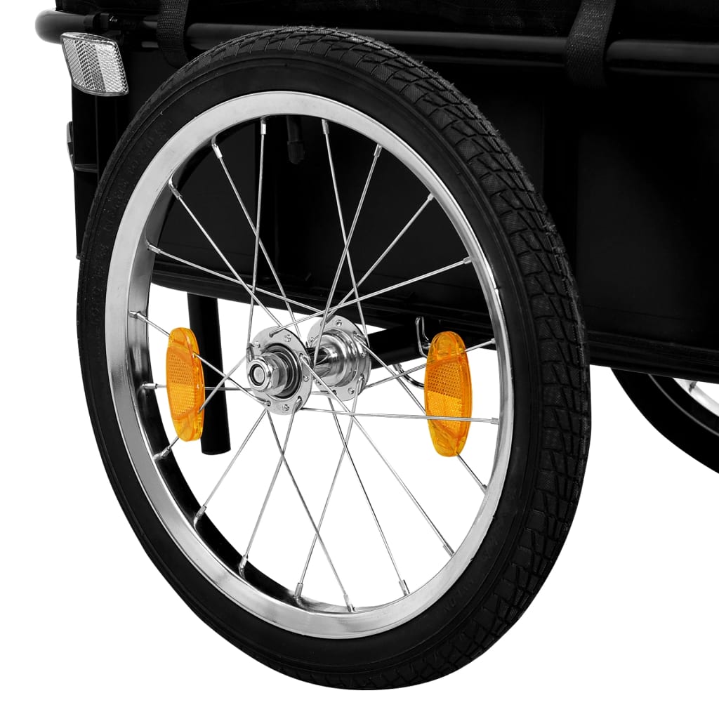 Rimorchio Bici/Carrello Manuale 155X60X83 Cm In Acciaio