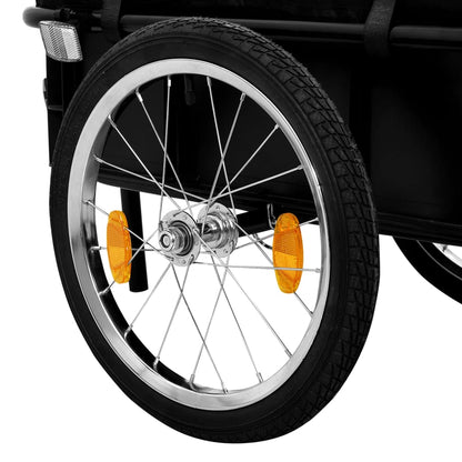 Rimorchio Bici/Carrello Manuale 155X60X83 Cm In Acciaio