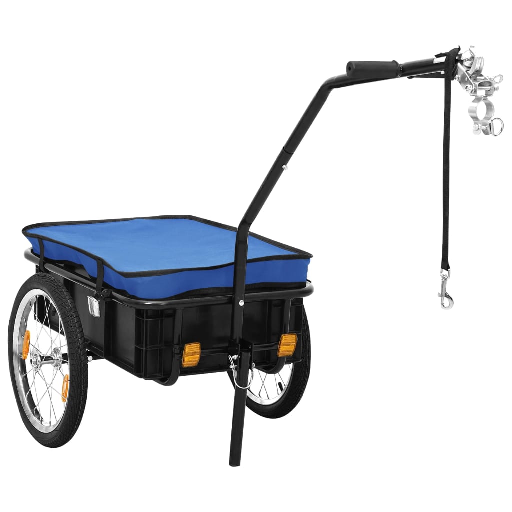 Rimorchio Bici/Carrello Manuale 155X60X83 Cm In Acciaio