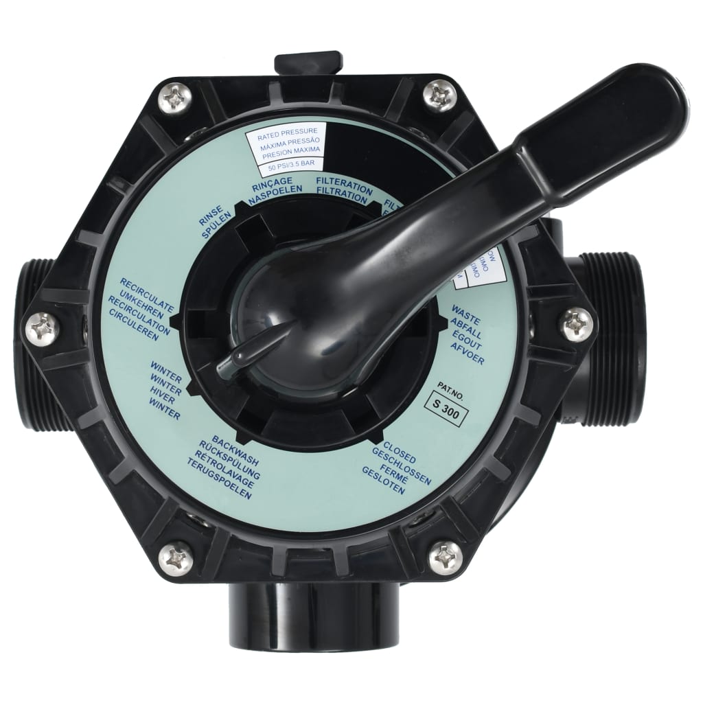 Valvola Multiporta Per Filtro A Sabbia Abs 1,5&quot; 6 Vie