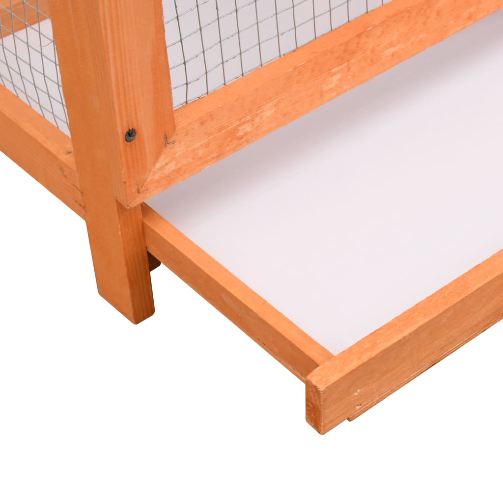 Gabbia Per Uccelli In Legno Di Pino E Abete 125,5X59,5X164 Cm
