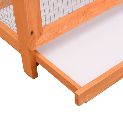 Gabbia Per Uccelli In Legno Di Pino E Abete 125,5X59,5X164 Cm