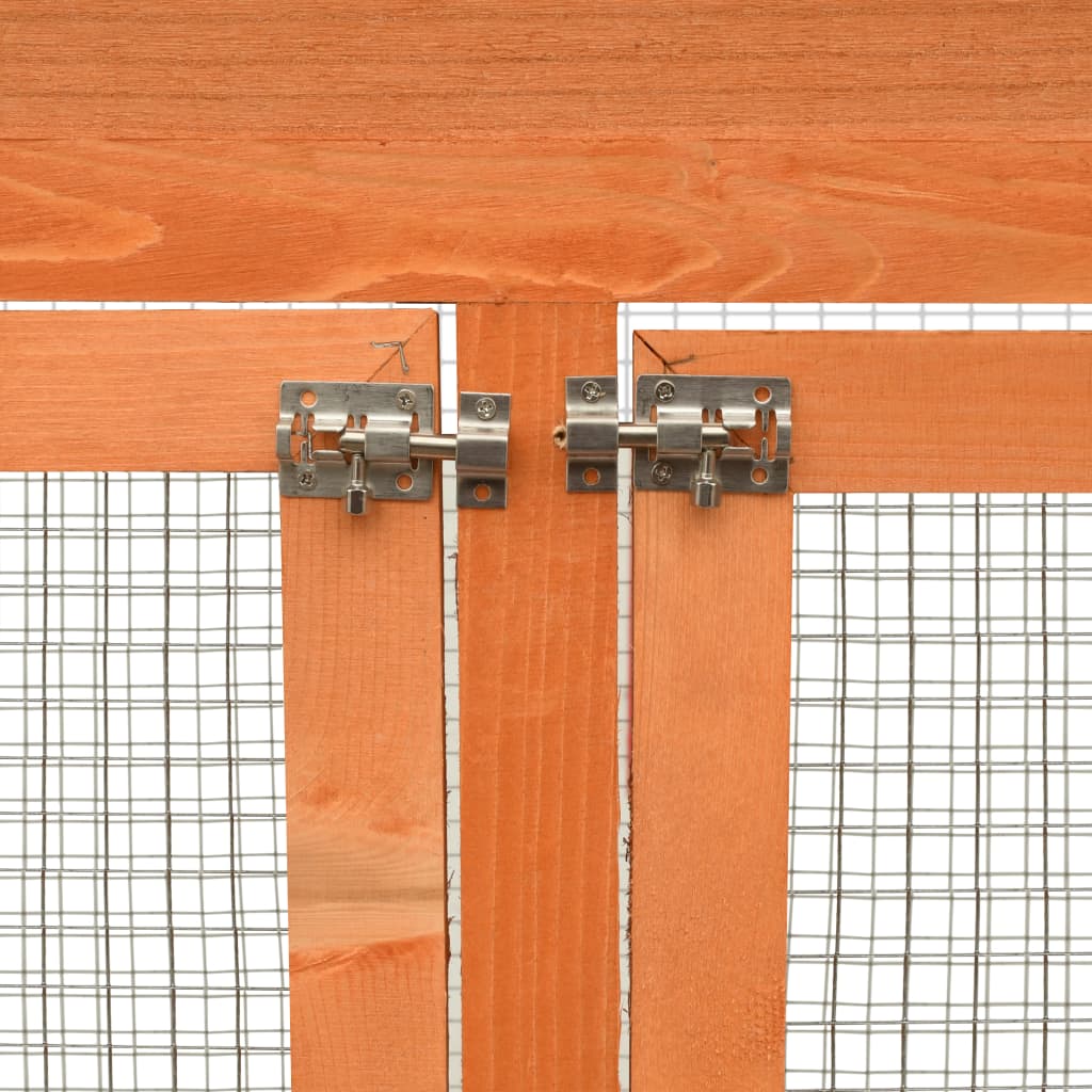 Gabbia Per Uccelli In Legno Di Pino E Abete 125,5X59,5X164 Cm