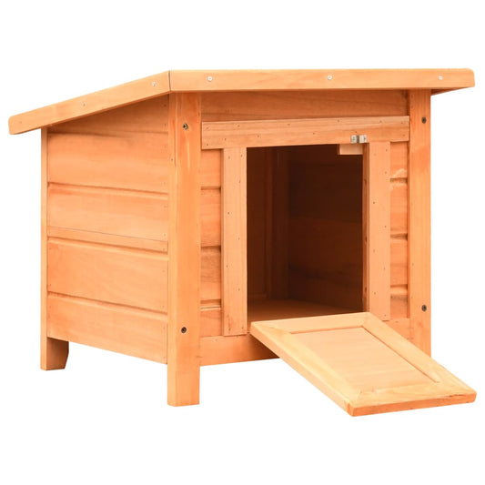 Cuccia Per Gatti In Legno Di Pino E Abete 50X46X43,5 Cm
