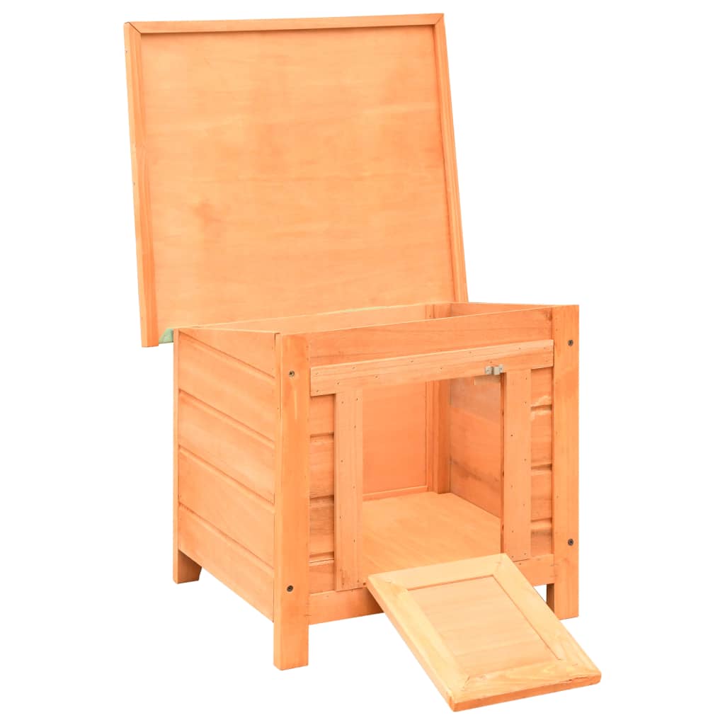 Cuccia Per Gatti In Legno Di Pino E Abete 50X46X43,5 Cm