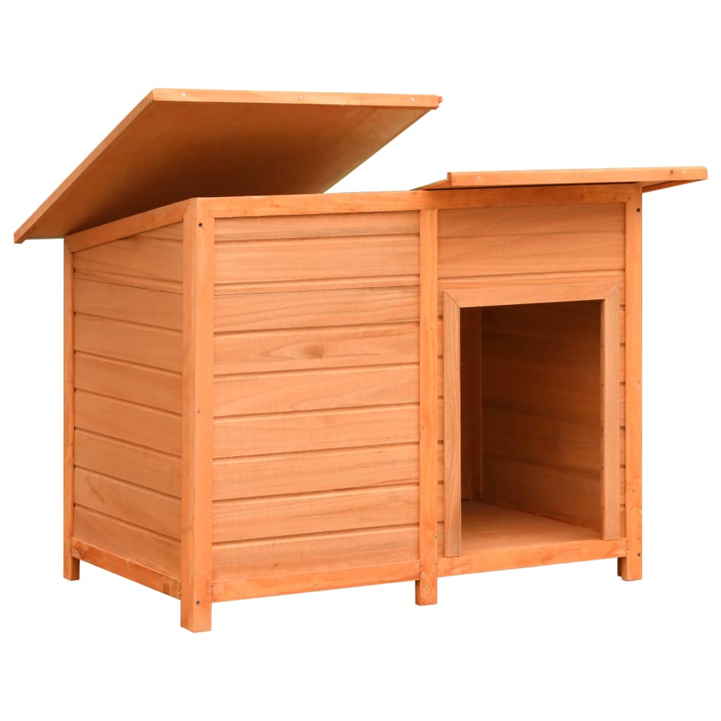 Cuccia Per Cani In Legno Di Pino E Abete 120X77X86 Cm