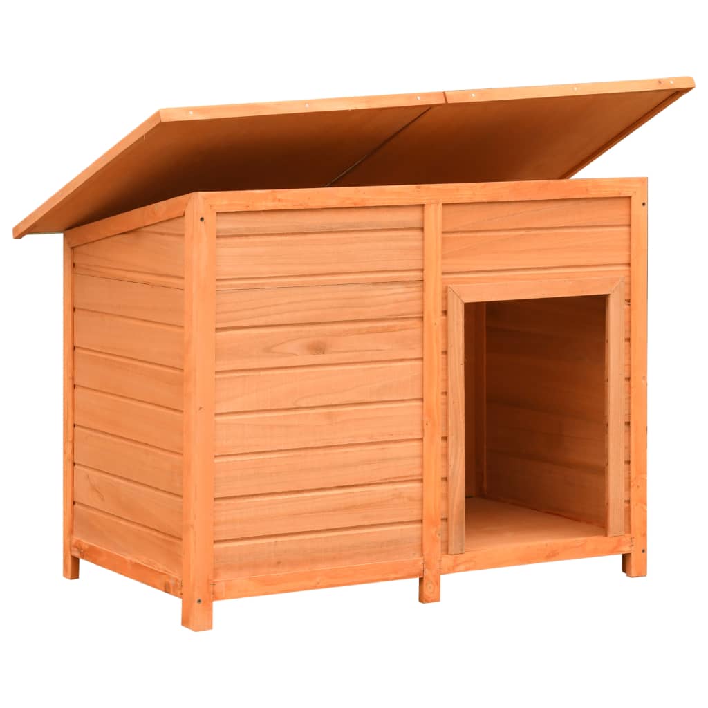 Cuccia Per Cani In Legno Di Pino E Abete 120X77X86 Cm