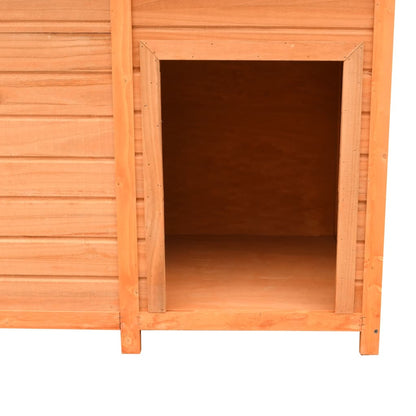 Cuccia Per Cani In Legno Di Pino E Abete 120X77X86 Cm