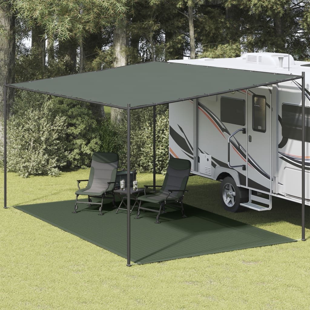 Tappeto Da Tenda In Hdpe Verde Scuro