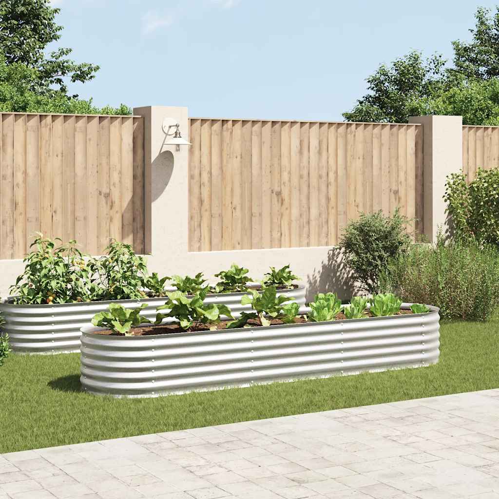 Letto Rialzato Giardino In Acciaio Zincato