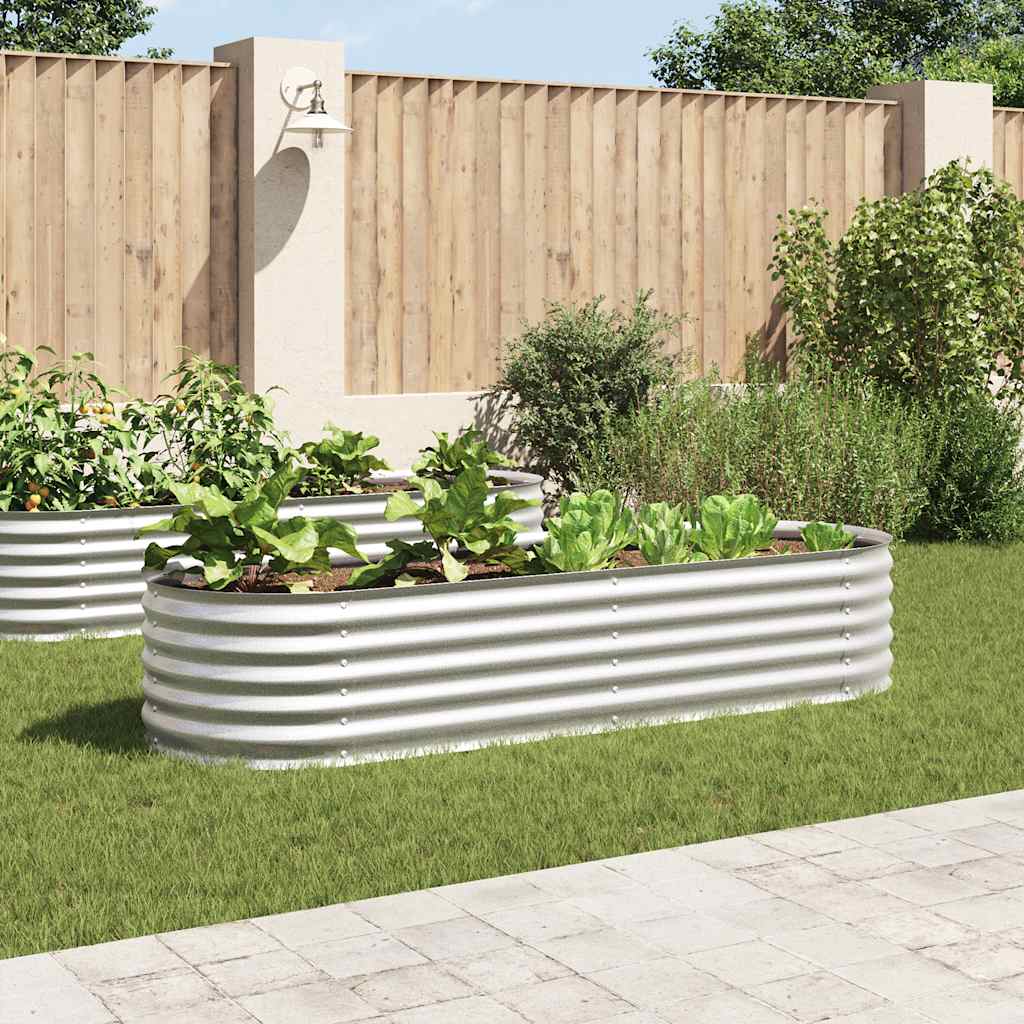 Letto Rialzato Giardino In Acciaio Zincato