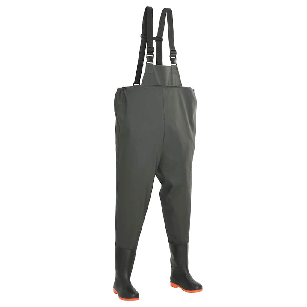 Pantaloni Impermeabili Con Stivali Verdi Taglia 42