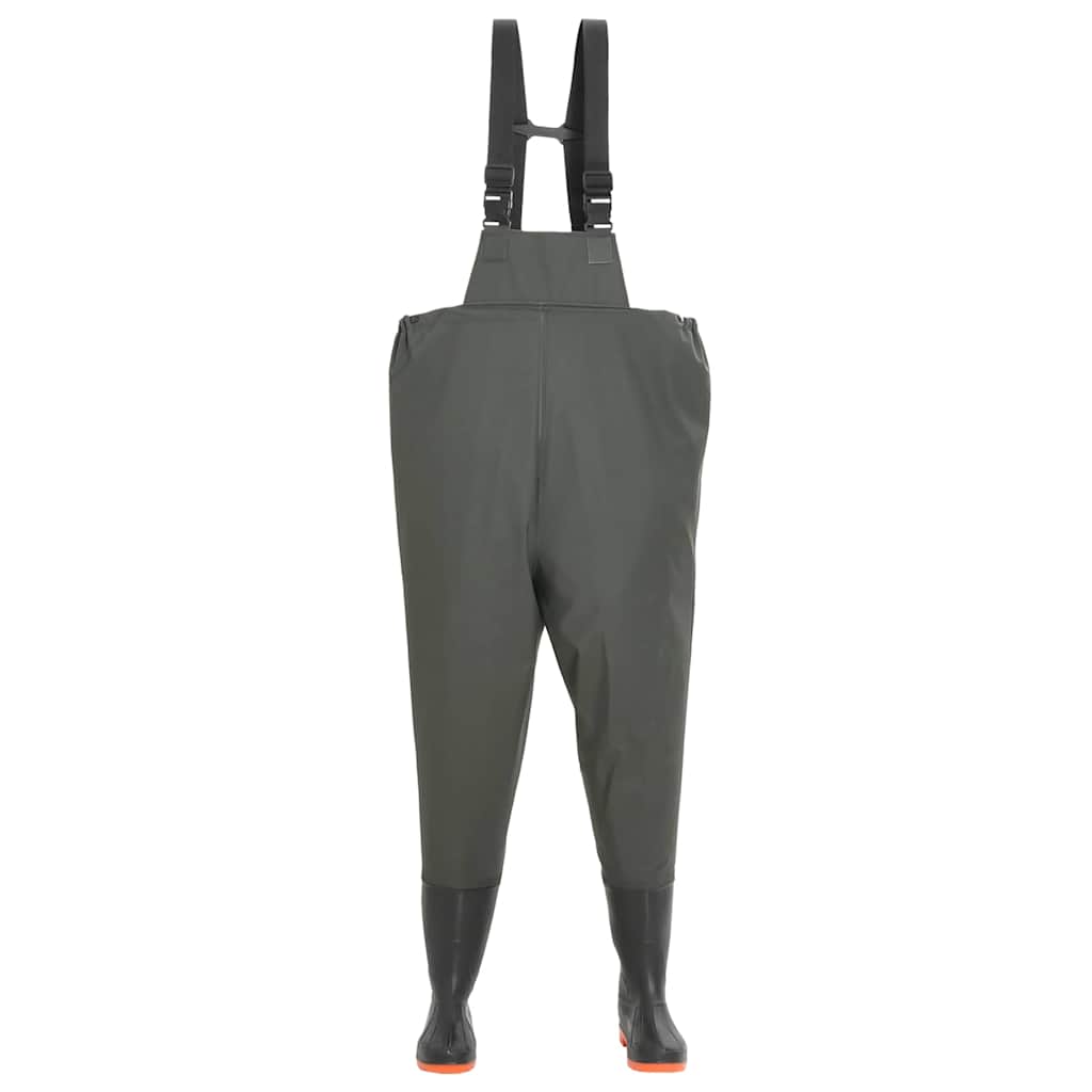 Pantaloni Impermeabili Con Stivali Verdi Taglia 42