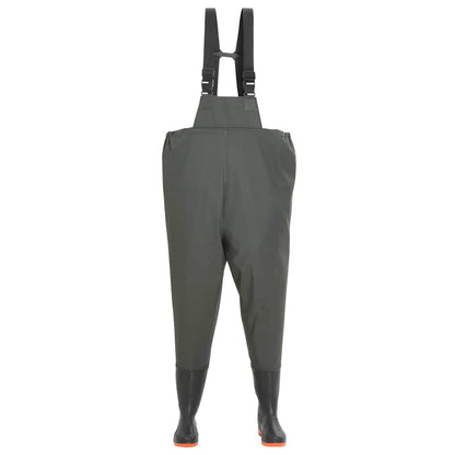 Pantaloni Impermeabili Con Stivali Verdi Taglia 42